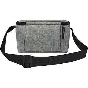 Tundra 6-can GRS RPET cooler bag 5L, heather grey