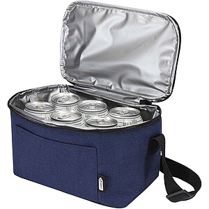 Tundra 6-can GRS RPET cooler bag 5L, heather navy