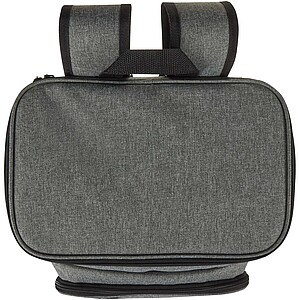 Tundra GRS recycled picnic cooler backpack with cutlery set 20L, heather grey