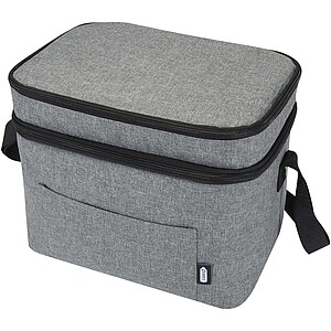 Tundra GRS RPET double compartments cooler bag 13L, heather grey