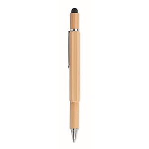 Twist action spirit level pen