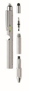 Twist action spirit level pen