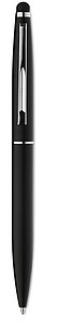 Twist type pen w stylus top, black