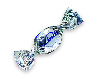 Twisted candies with custom printing