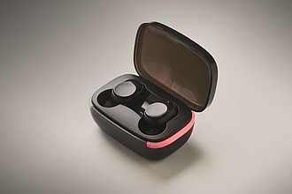 TWS earbuds with charging case