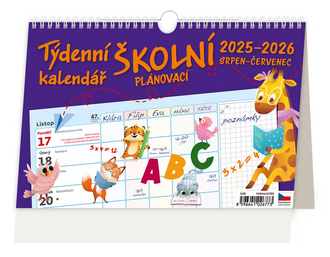 Týdenní ŠKOLNÍ plánovací kalednář 2026