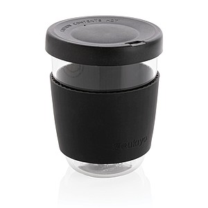 Ukiyo borosilicate glass with silicone lid and sleeve