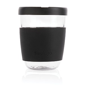 Ukiyo borosilicate glass with silicone lid and sleeve