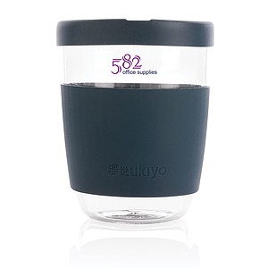 Ukiyo borosilicate glass with silicone lid and sleeve