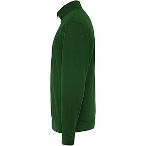 Ulan unisex full zip sweatshirt, bottle green