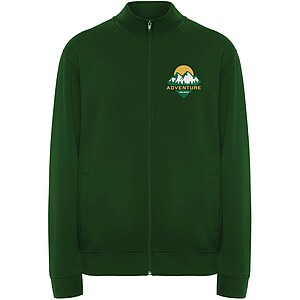Ulan unisex full zip sweatshirt, bottle green