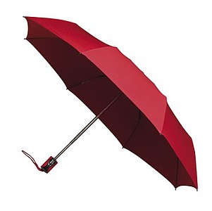 UMBERTO Folding umbrella with open-close systém, black