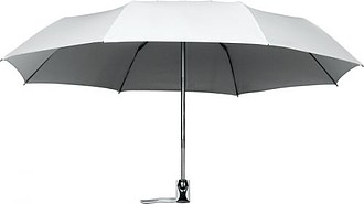 UMBERTO Folding umbrella with open-close systém, dark grey