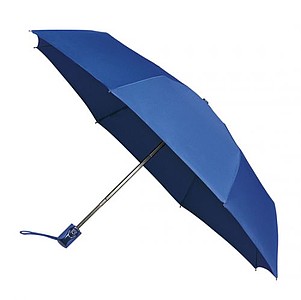 UMBERTO Folding umbrella with open-close systém, royal blue