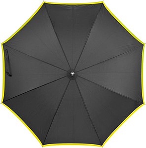 Umbrella made of pongee, automatic, light green