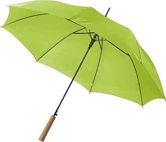 Umbrella with automatic opening.Light green