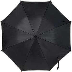 Umbrella with reflective border Black