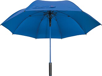 Umbrella with ring handle, blue