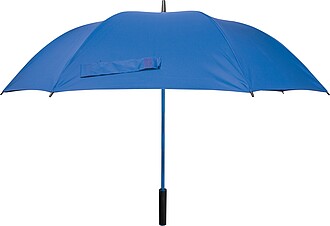 Umbrella with ring handle, blue