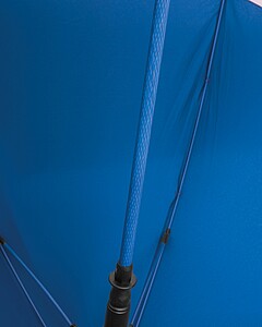 Umbrella with ring handle, blue