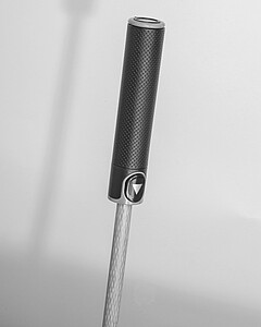 Umbrella with ring handle, grey