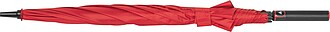 Umbrella with ring handle, red