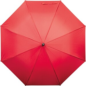 Umbrella with ring handle, red