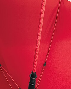 Umbrella with ring handle, red