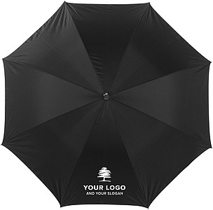 Umbrella with silver undersideBlack/silver
