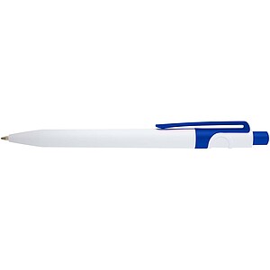 Unica recycled plastic ballpoint pen (blue ink), royal blue