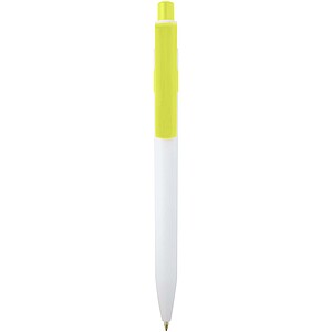 Unica recycled plastic ballpoint pen, lime green