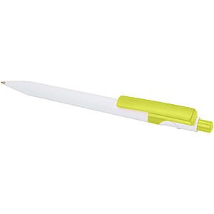 Unica recycled plastic ballpoint pen, lime green