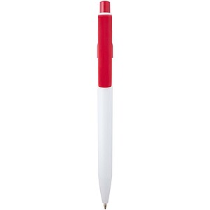 Unica recycled plastic ballpoint pen, red