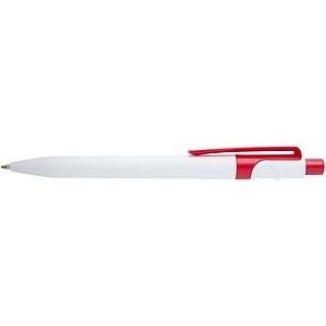 Unica recycled plastic ballpoint pen, red
