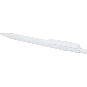 Unica recycled plastic ballpoint pen, white