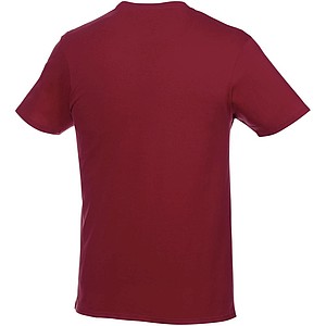 Unisex Heros T-shirt with short sleeves, burgundy red, XS