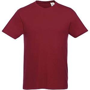 Unisex Heros T-shirt with short sleeves, burgundy red, XXS