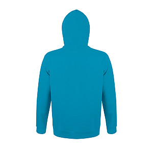 UNISEX HOODED SWEATSHIRT SNAKE, AQUA, S