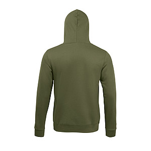 UNISEX HOODED SWEATSHIRT SNAKE, ARMY, L