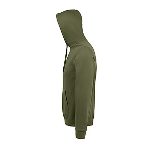 UNISEX HOODED SWEATSHIRT SNAKE, ARMY, L