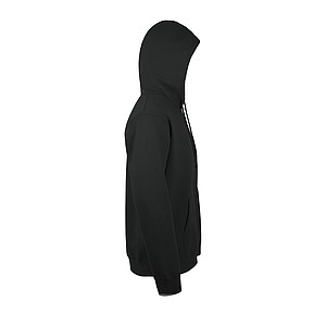 UNISEX HOODED SWEATSHIRT SNAKE, BLACK, L