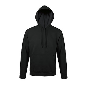 UNISEX HOODED SWEATSHIRT SNAKE, BLACK, M