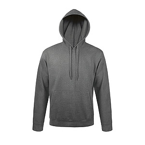 UNISEX HOODED SWEATSHIRT SNAKE, DARK GREY, L
