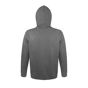 UNISEX HOODED SWEATSHIRT SNAKE, DARK GREY, L