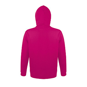 UNISEX HOODED SWEATSHIRT SNAKE, FUCHSIA, M