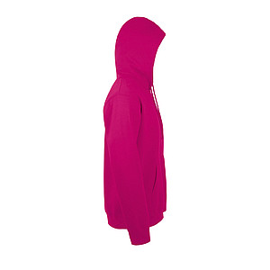 UNISEX HOODED SWEATSHIRT SNAKE, FUCHSIA, M