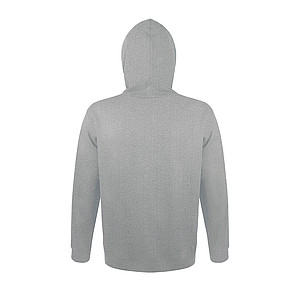 UNISEX HOODED SWEATSHIRT SNAKE, GREY MELANGE 2, 3XL