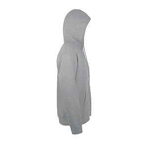 UNISEX HOODED SWEATSHIRT SNAKE, GREY MELANGE 2, 3XL