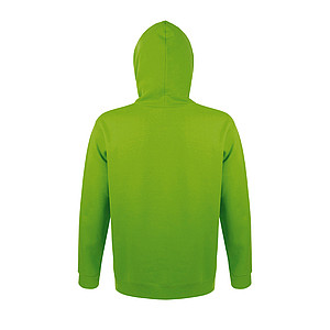 UNISEX HOODED SWEATSHIRT SNAKE, LIME, 3XL