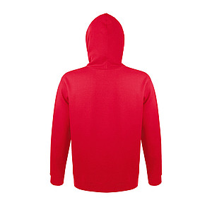 UNISEX HOODED SWEATSHIRT SNAKE, RED, 3XL